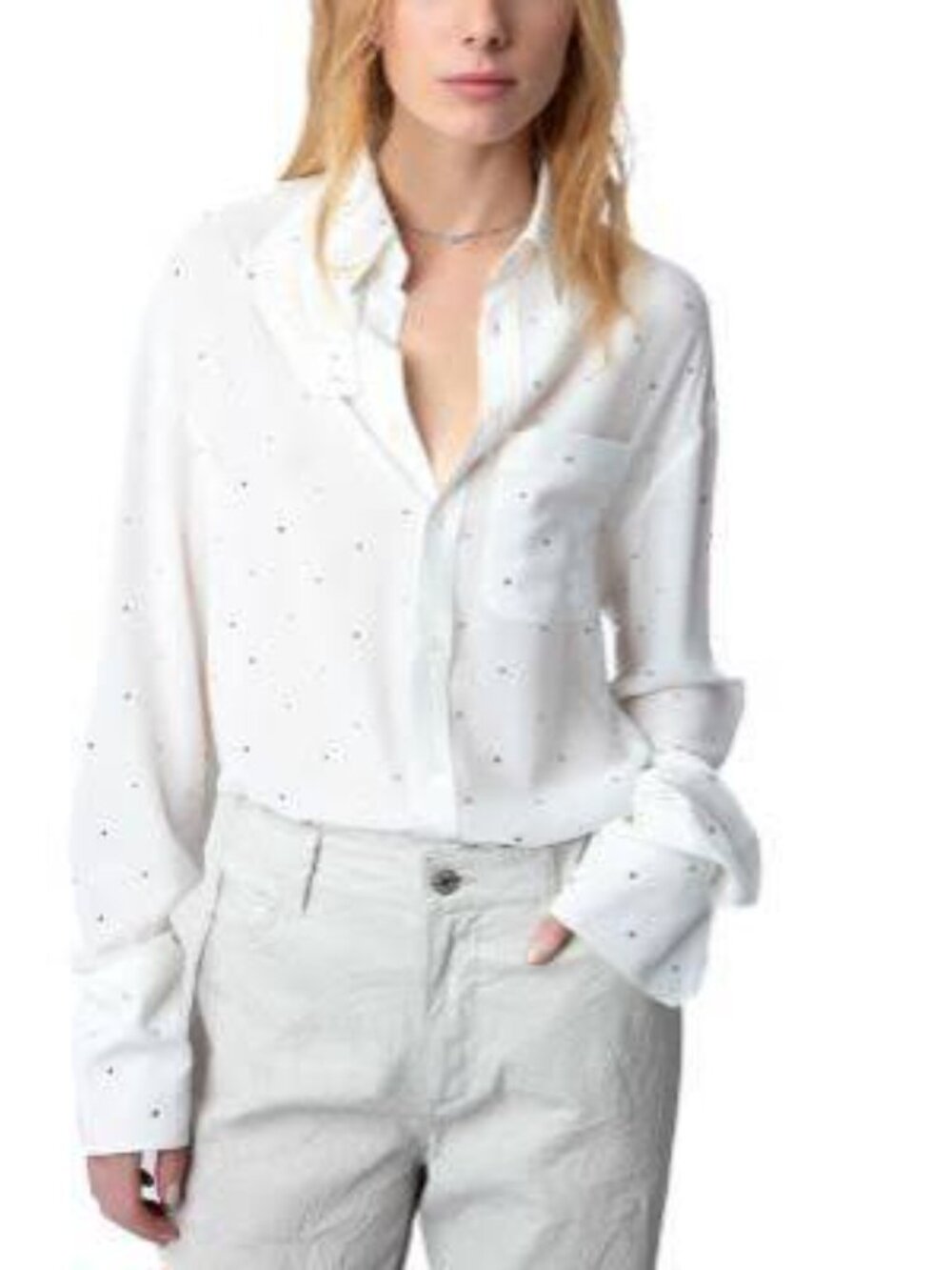Zadig & Voltaire Tyrone Diamanté  Embellished Shirt